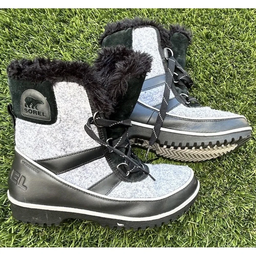 Sorel Women's Tivoli II Lace Up Booties SZ 7‎